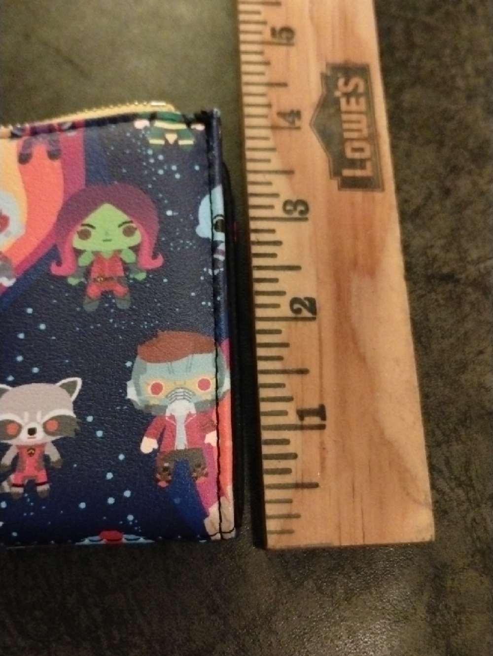 Marvel Loungefly Guardians Wallet - Navy with Multicolor Characters NWOT 6x4inch - Picture 7 of 7